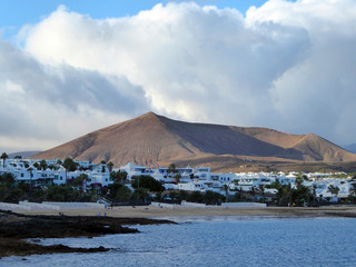 An Extinct Volcano Behind Costa Teguise, Lanzarote