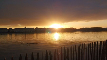 Coucher de soleil sur Bordeaux