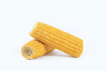 ripe corn .isolated on a white background