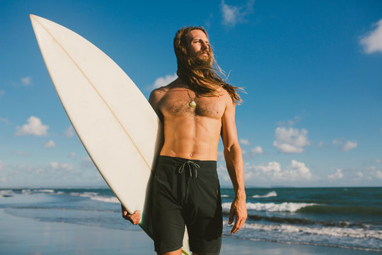 Surfer at the Beach