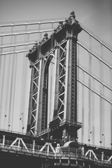 Manhattan Bridge  in Black and White