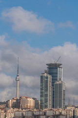 Fototapeta na wymiar The New Broadcasting Tower of Camlica