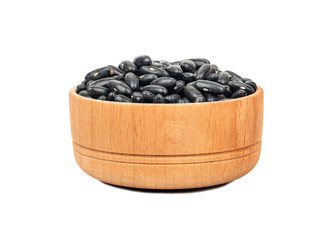 Black beans in bowl