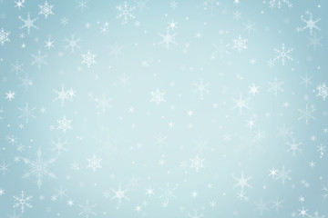 Abstract pastel blue Christmas winter background