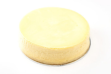 Delicious Cheesecake on white background