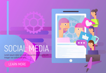 Social Network Concept