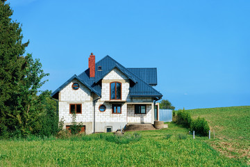 Fototapeta na wymiar House in countryside of Poland