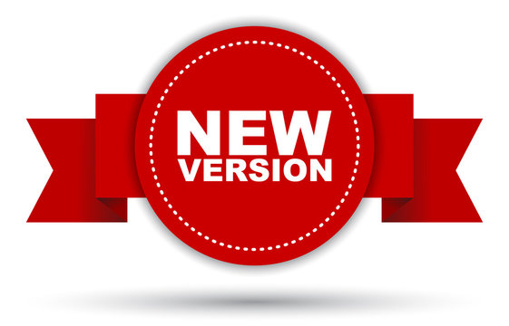 red vector banner new version