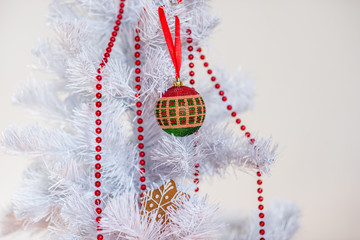 christmas ball and gingerbread