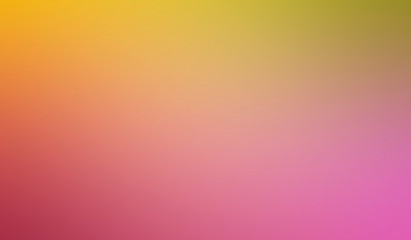 Abstract blurred gradient multicolor background in bright