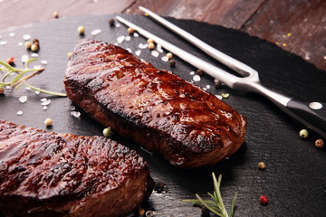 Barbecue Rib Eye Steak or rump steak - Dry Aged Wagyu Entrecote Steak