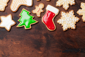 Christmas gingerbread cookies
