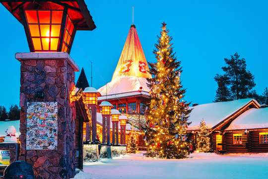 Christmas Santa Claus Office in Santa Claus Village, Rovaniemi, Lapland, Finland