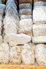 Traditional smoked french sausages