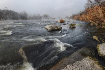 Fast flowing river