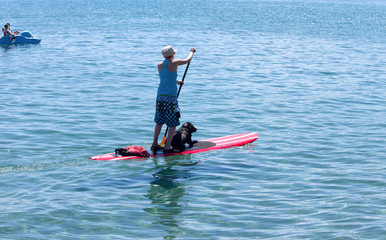 Transportation on Lake Tahoe, CA.