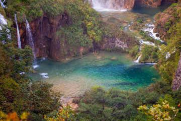 The waterfall lake