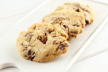 Home made cookie with chocolate