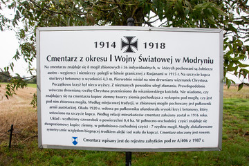Cmentarz wojenny w Modryniu 