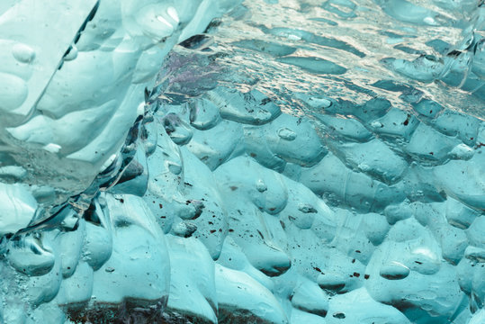 Ice glacier texture