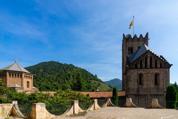 Fototapeta premium Monastery of Santa Maria in Ripoll, Catalonia, Spain.