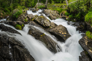Waterfall in Andorra.