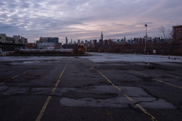 Manhattan Skyline at dusk