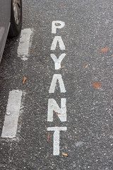 Fototapeta premium stationnement payant