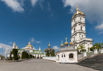 Fototapeta na wymiar Pochaev Lavra - Orthodox monastery of the Moscow Patriarchate in Ukraine