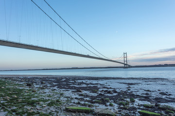 the humber bridge taken from west side of north shore