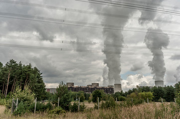 smoke from chimney