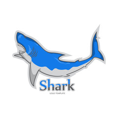 shark logo template