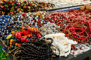 Typical Cuban souvenir - seed jewelry