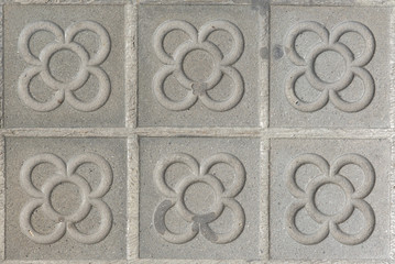 Panot, hydraulic pavement of Barcelona