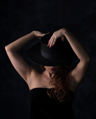beautiful girl dancing