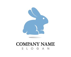 Obraz na płótnie Canvas Rabbit Logo template vector icon design