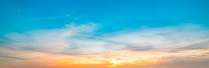 Blue and orange sky n Alghero at sunset - Powered by Adobe