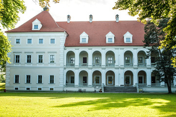 Birzai castle in Birzai city in Lithuania.