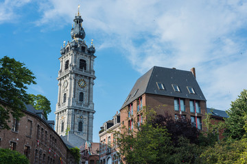 Fototapeta premium The Belfry of Mons, Belgium