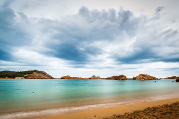 Obraz premium Cala Pregonda Creek in Minorca, Spain.