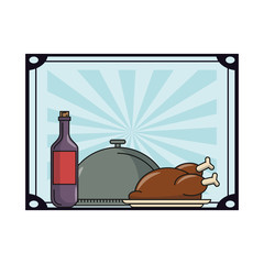 delicious food cartoon