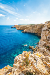 Fototapeta premium Cova de Sa Merda Cave in Minorca, Spain.