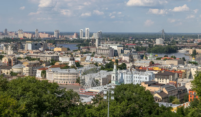 Obraz premium Kiev City in Ukraine