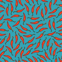 Fototapeta premium pepper background seamless