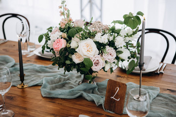 Wedding table decoration
