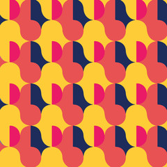 Retro Abstract Seamless Pattern Vector