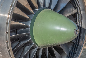 jet engine of an fighter plane