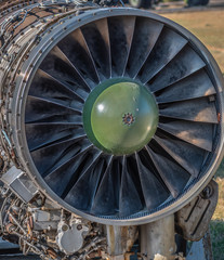 jet engine of an fighter plane