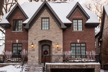 Brick House with Dormers