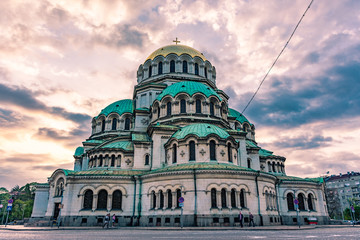 The Aleksander Nevsky Orthodox Cathedral of Sofia, Bulgaria